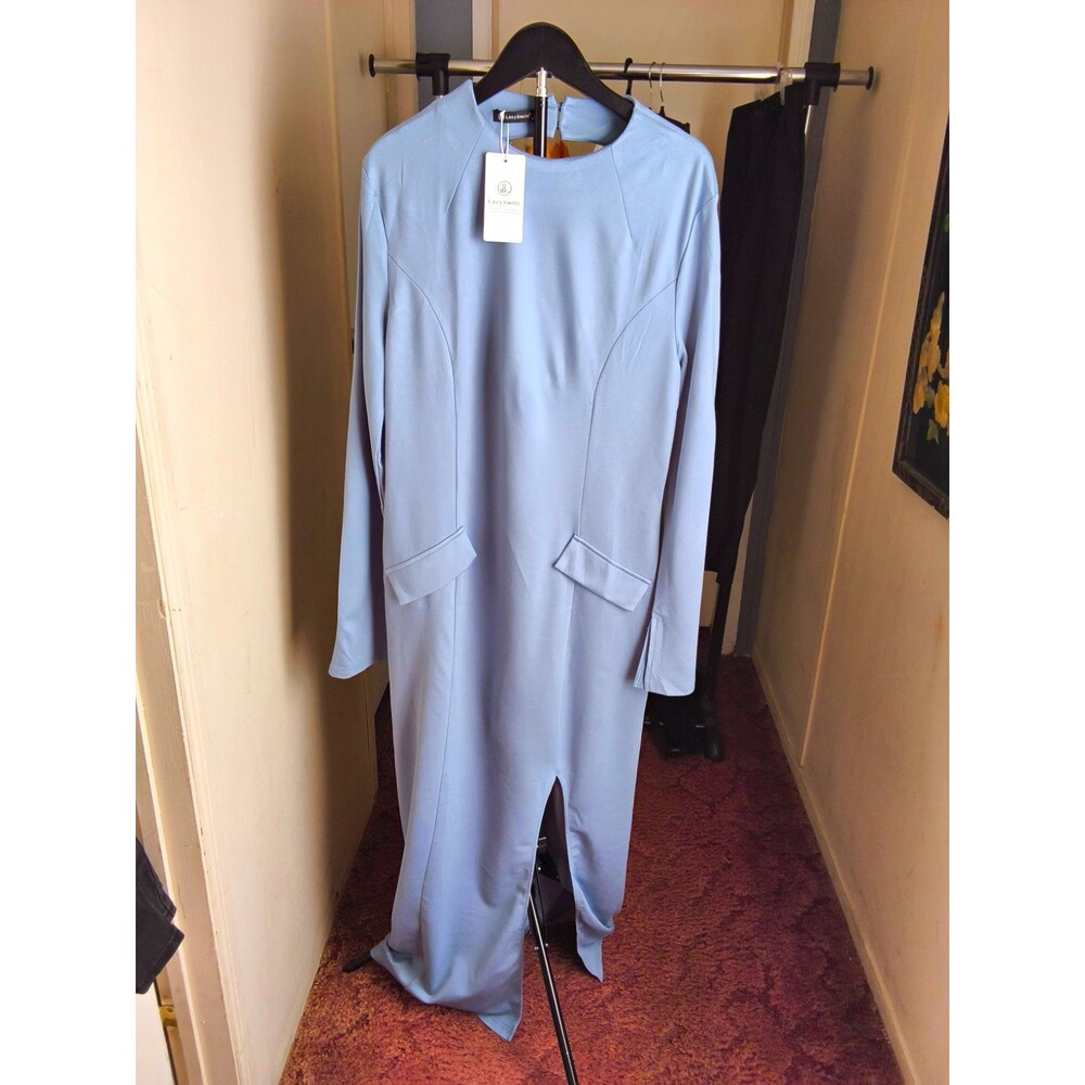 Batul The Collection Dress in Baby Blue
